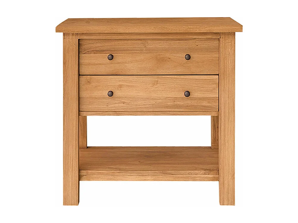 Mobile portalavabo in massello di teak riciclato 82 cm