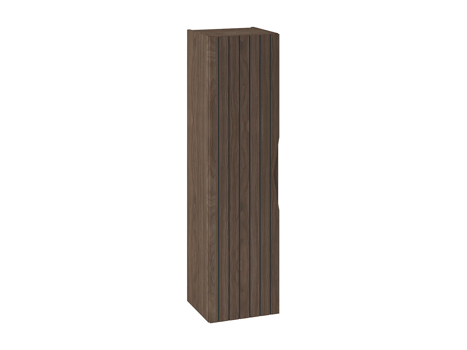 Conjunto de muebles con doble lavabo 140cm 2 compartimientos y columna Siena madera y negro