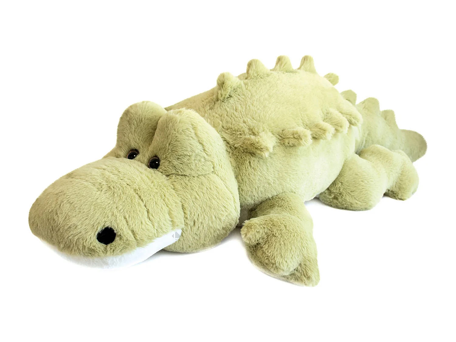 Peluche crocodile 120 cm polyester DANS LA FORET TROPICALE vert