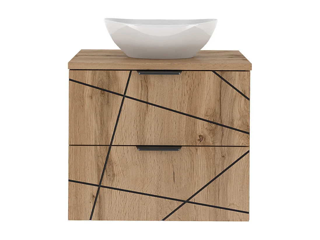 Meuble simple vasque 60cm Teren Bois