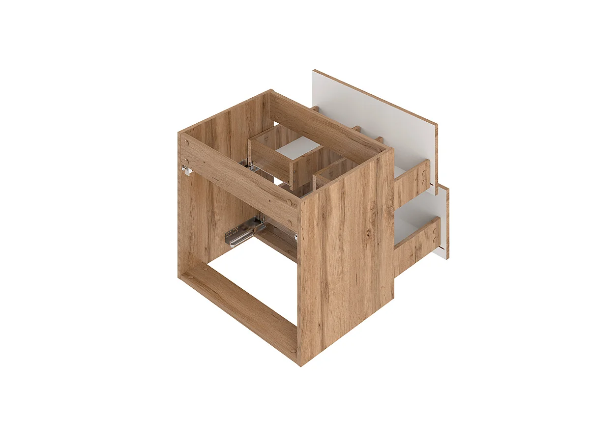 Mobile bagno con lavabo Teren marrone 60cm