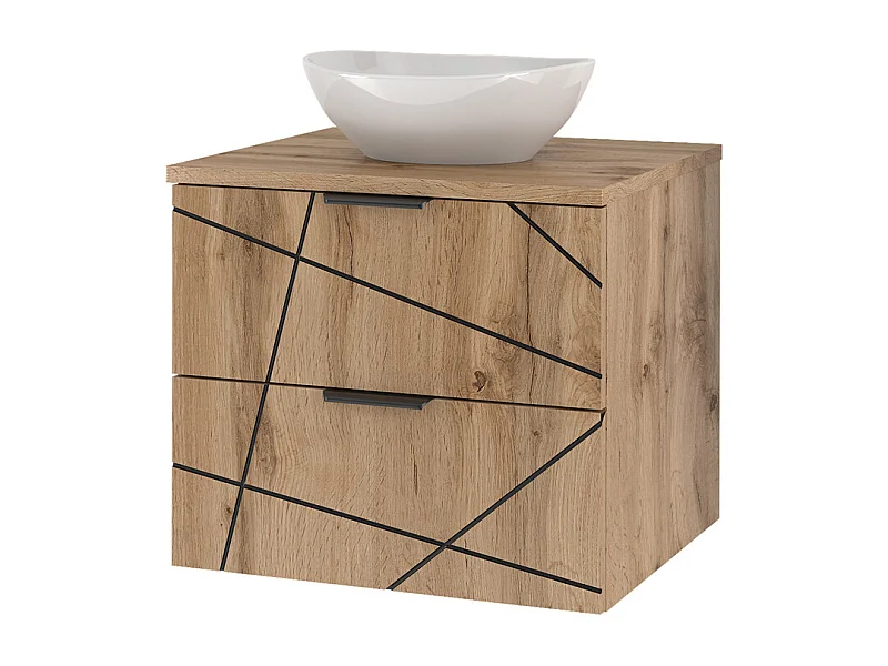 Meuble simple vasque 60cm Teren Bois