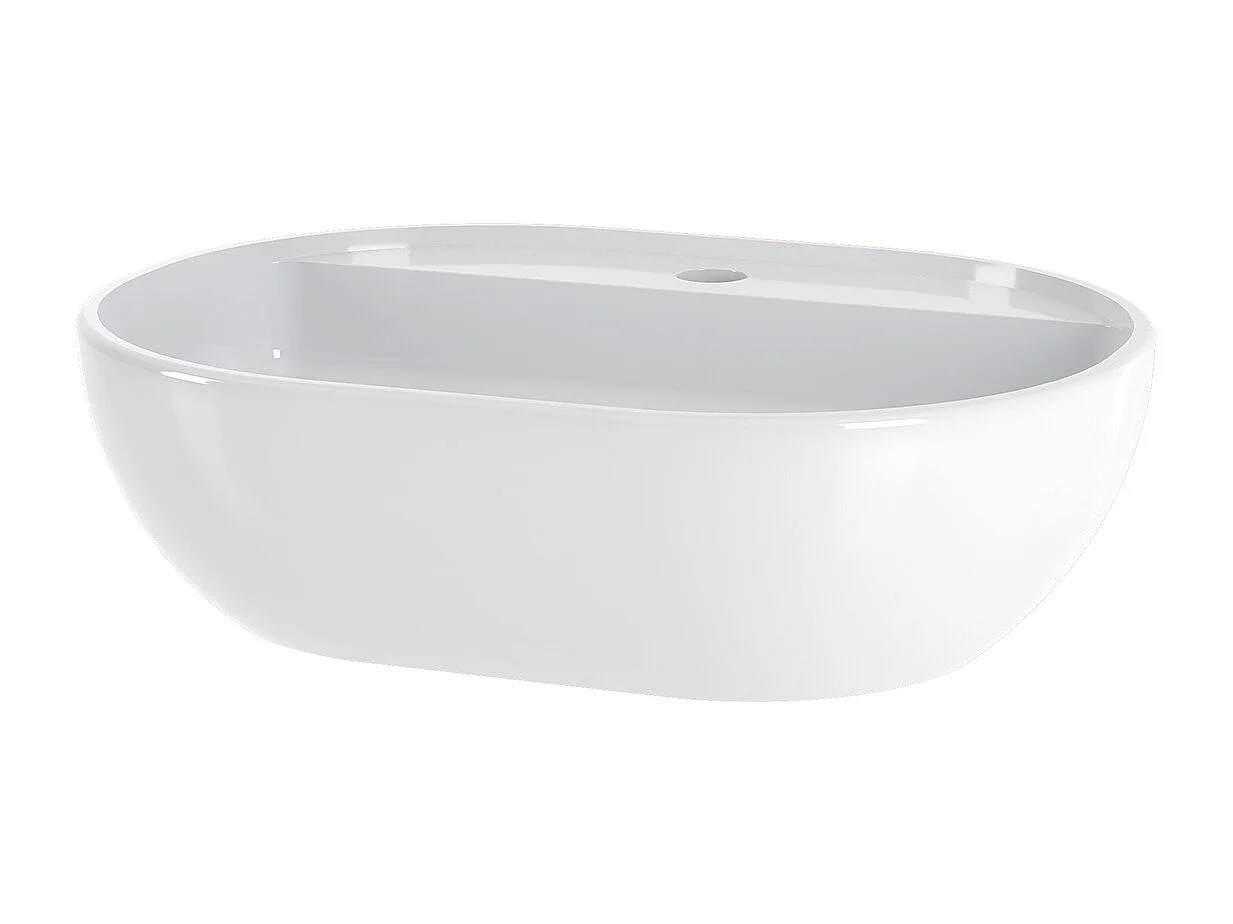 Mobile bagno con lavabo Siena marrone e nero 80cm