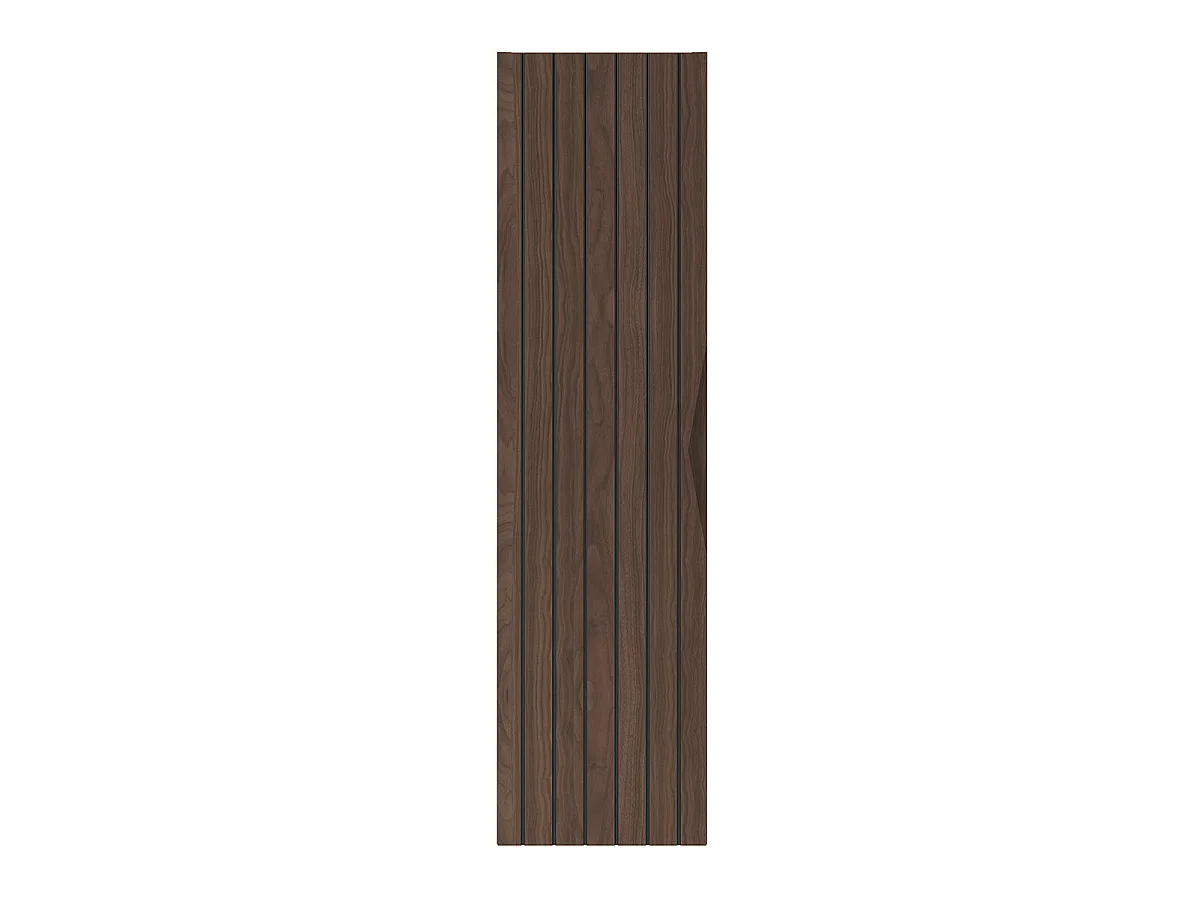 Siena wood and black wall column