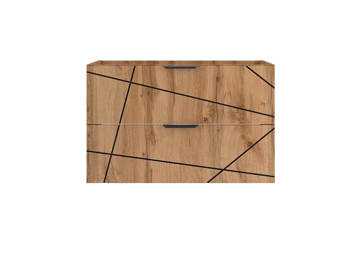 Waschtischunterschrank 80cm Teren Holz