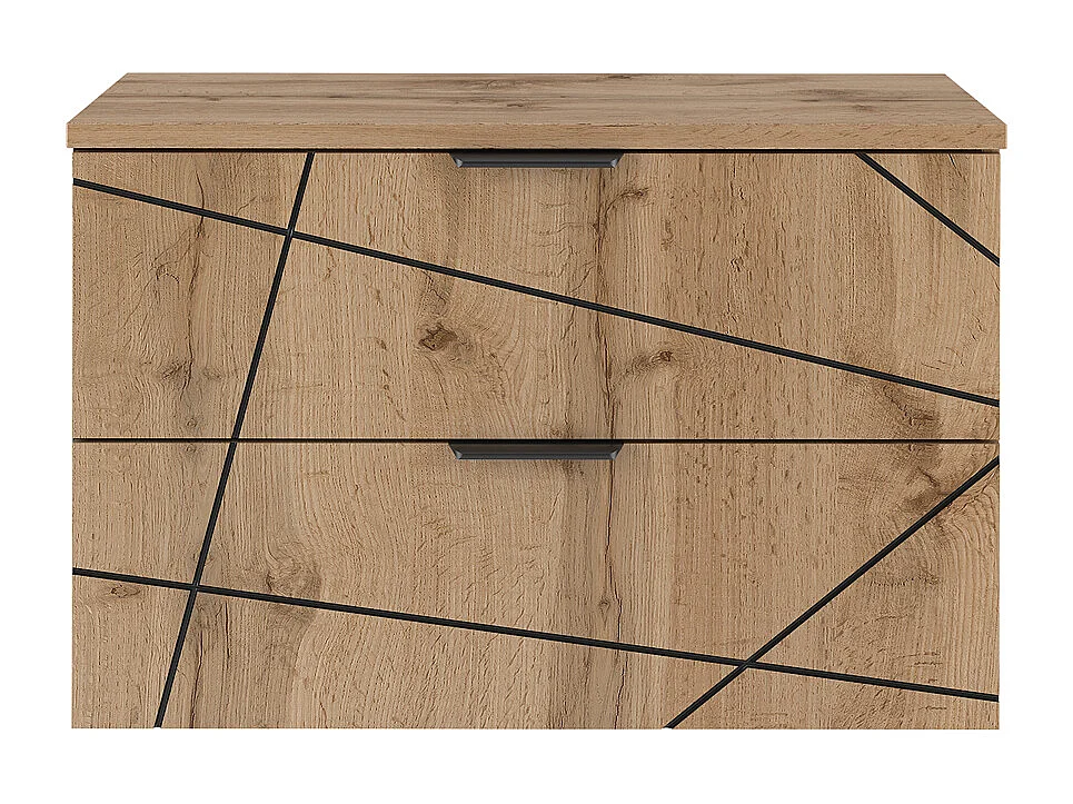 Waschtischunterschrank 80cm Waschtisch Teren Holz