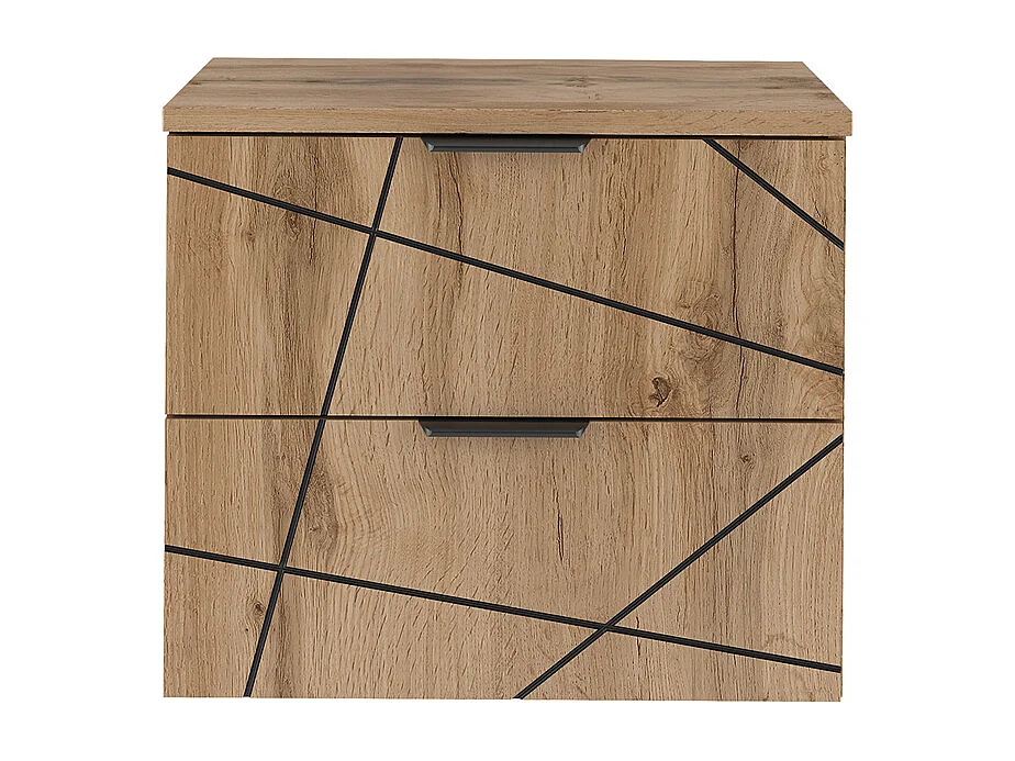 Meuble sous-vasque 60cm plan de toilette Teren Bois