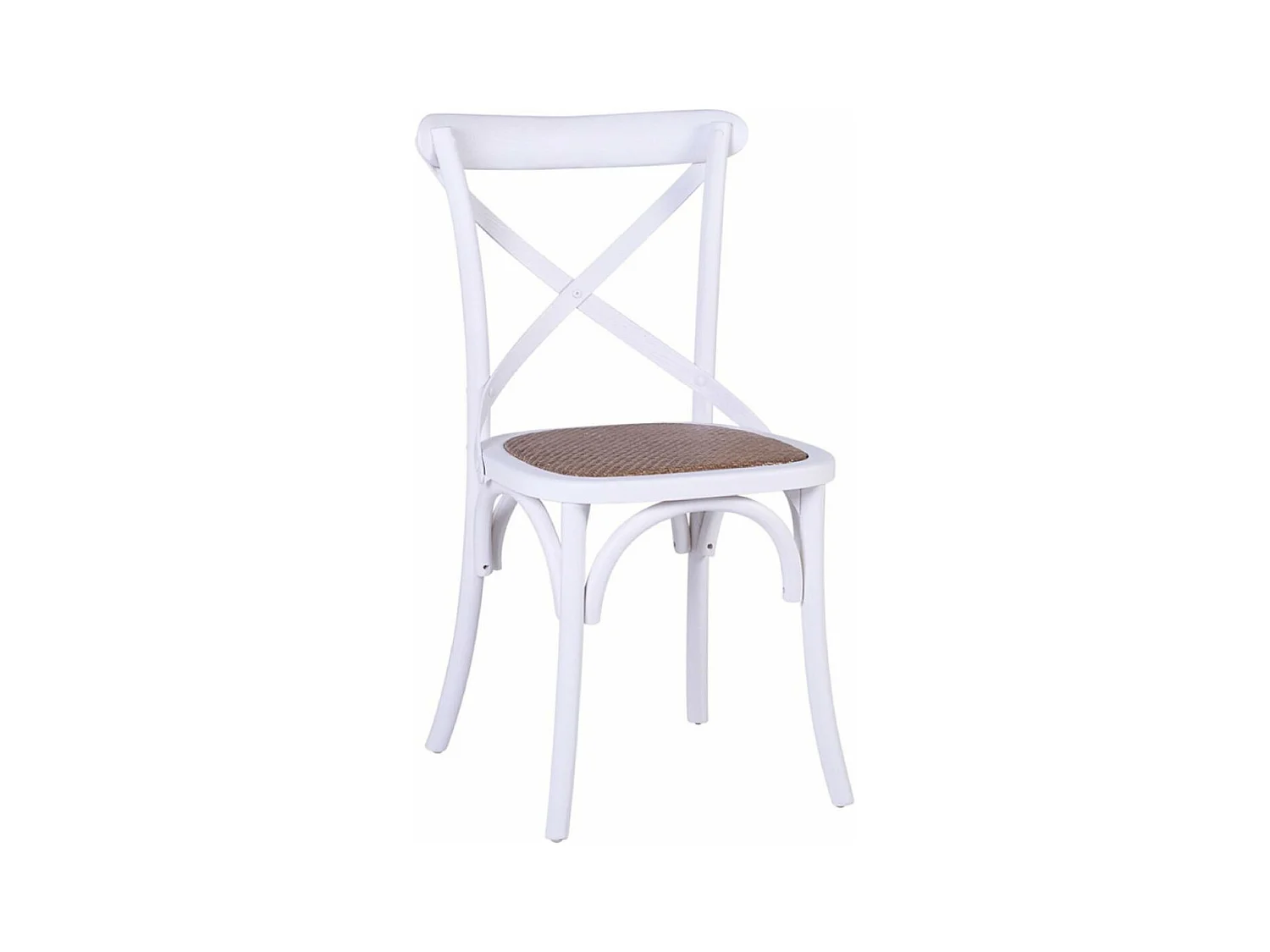 Chaise rotin Rotin Blanc - Décoration d'Autrefois