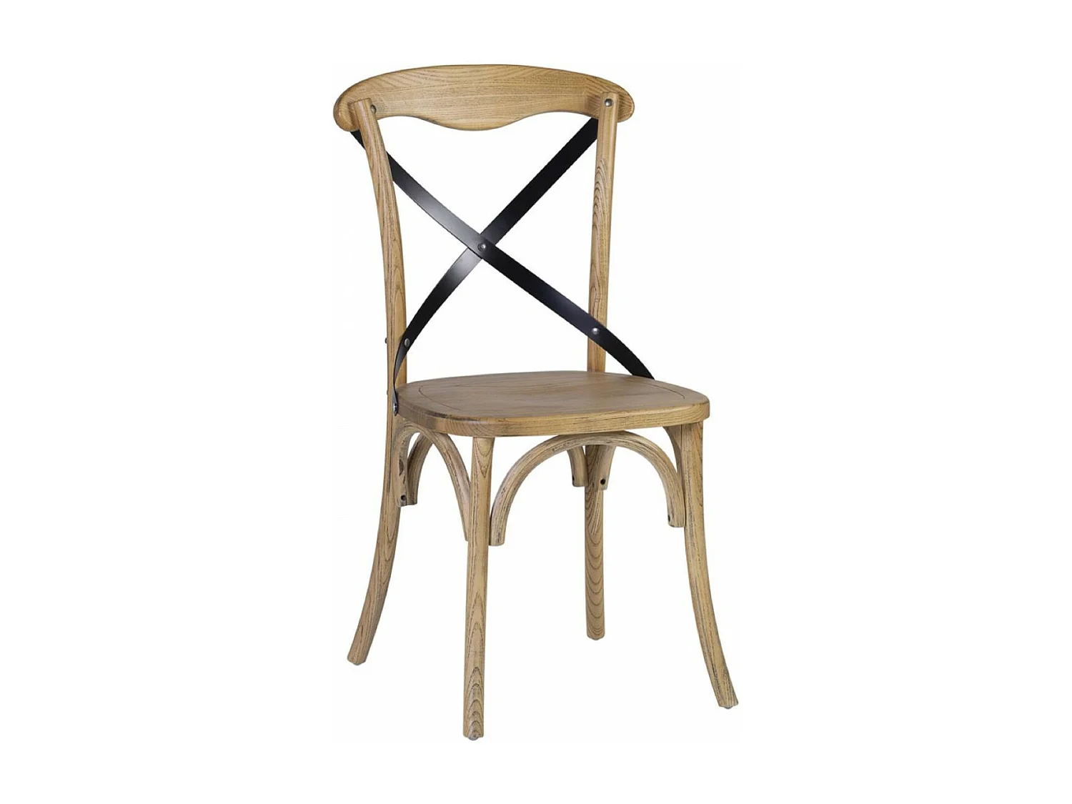 Chaise Bois Naturel - Décoration d'Autrefois