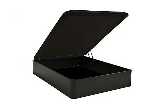 Lit coffre SPIRO 90x200 + 1 sommier / Noir