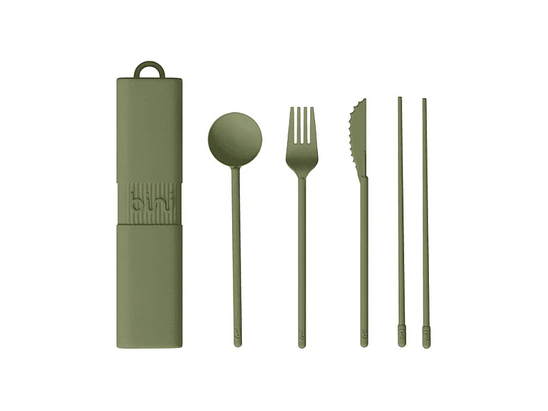 Kit de couverts Nomade vert