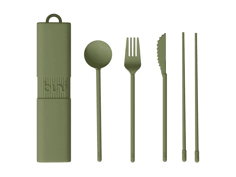 Kit de couverts Nomade vert