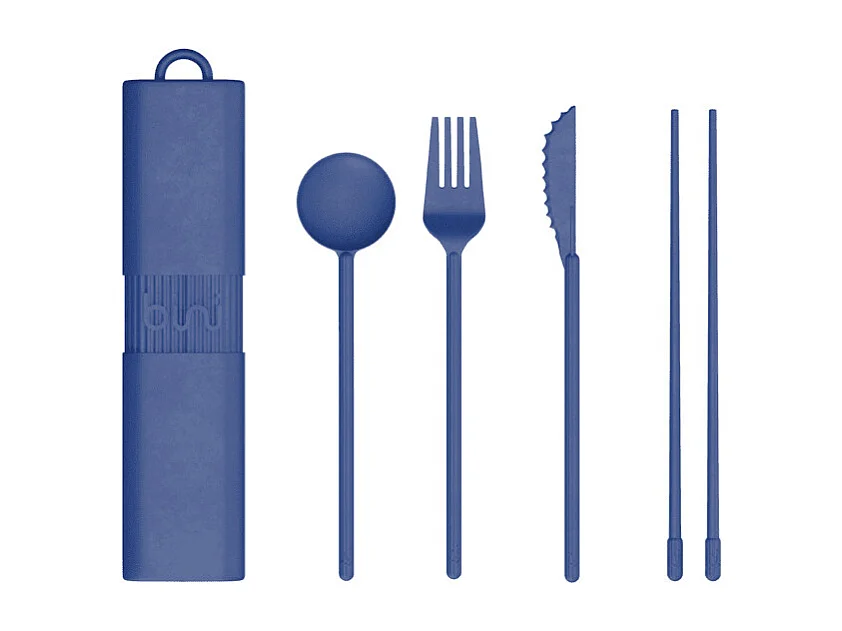 Kit de couverts Nomade bleu nuit