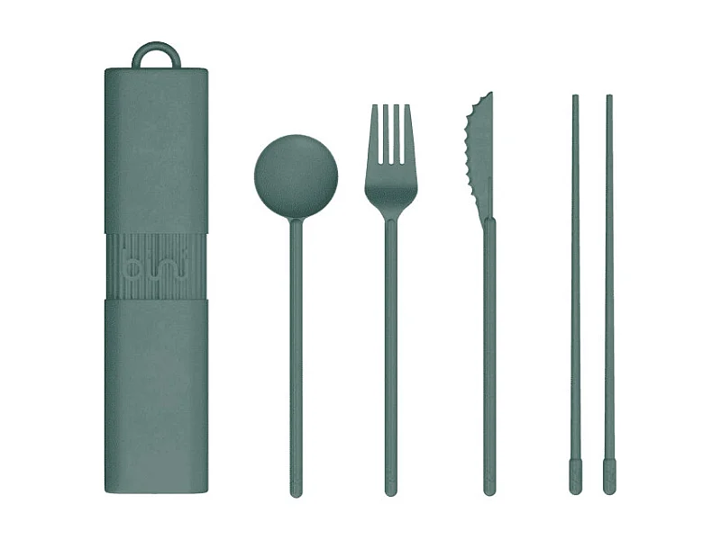 Kit de couverts Nomade vert