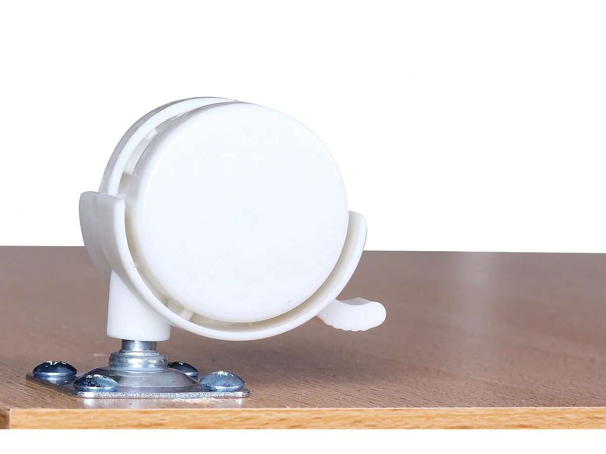 container OTTAWA 40 x 60 x 45 cm onderkast met wielen beuken | trolley met lades | oprolkast kantoor | Cosmetica trolley Make Up trolley | Container onder bureau