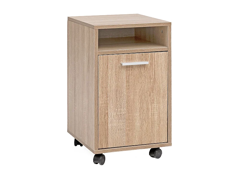 Rolcontainer WL5.929 - Sonoma 33x60x38cm - Praktische bureaucontainer met wielen