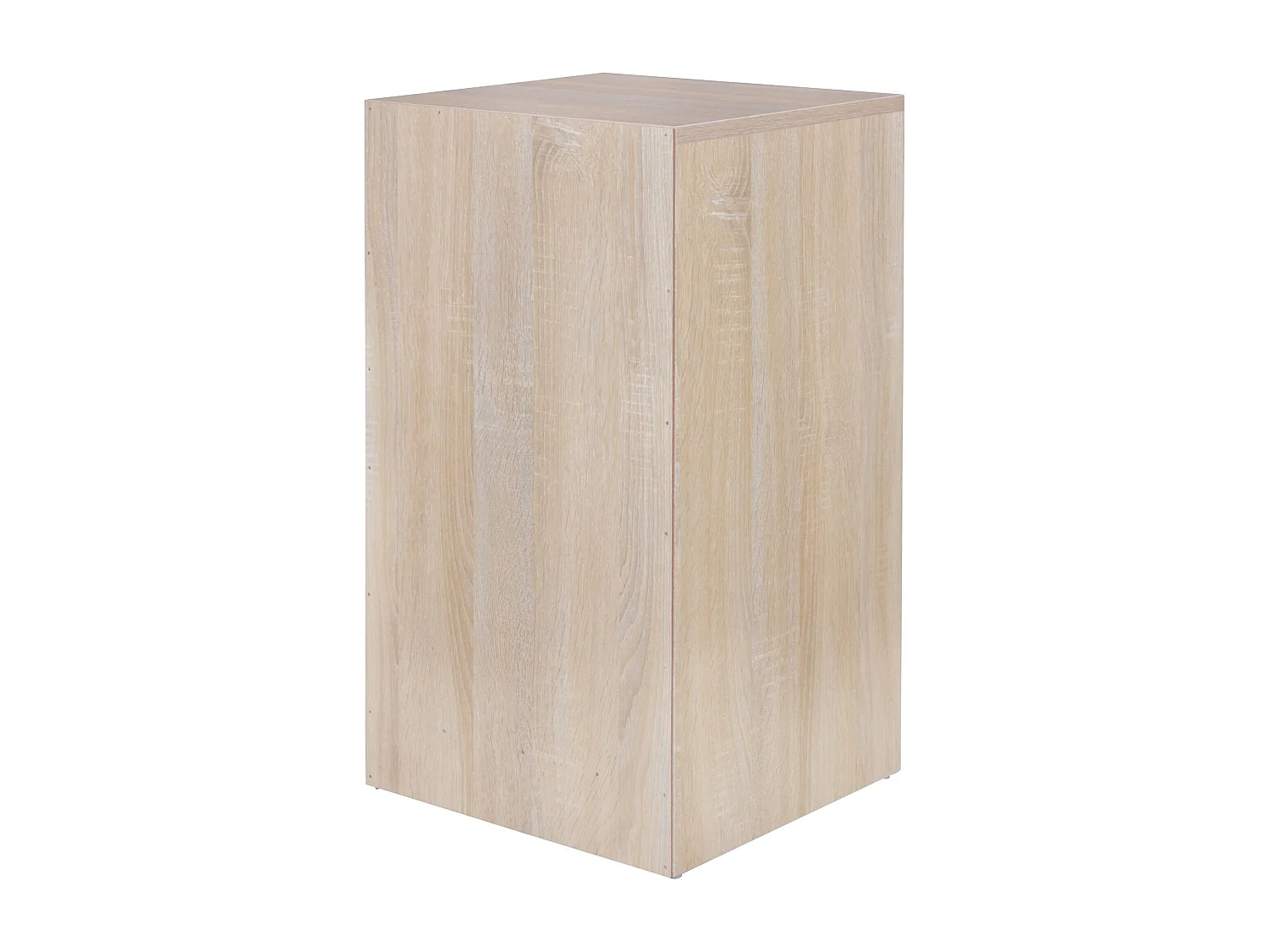 bed OLAV Holz nachtkastje met 3 laden modern Sonoma | Ontwerp nachtkastje 37,5 x 68 x 35 cm | Extra hoge bed