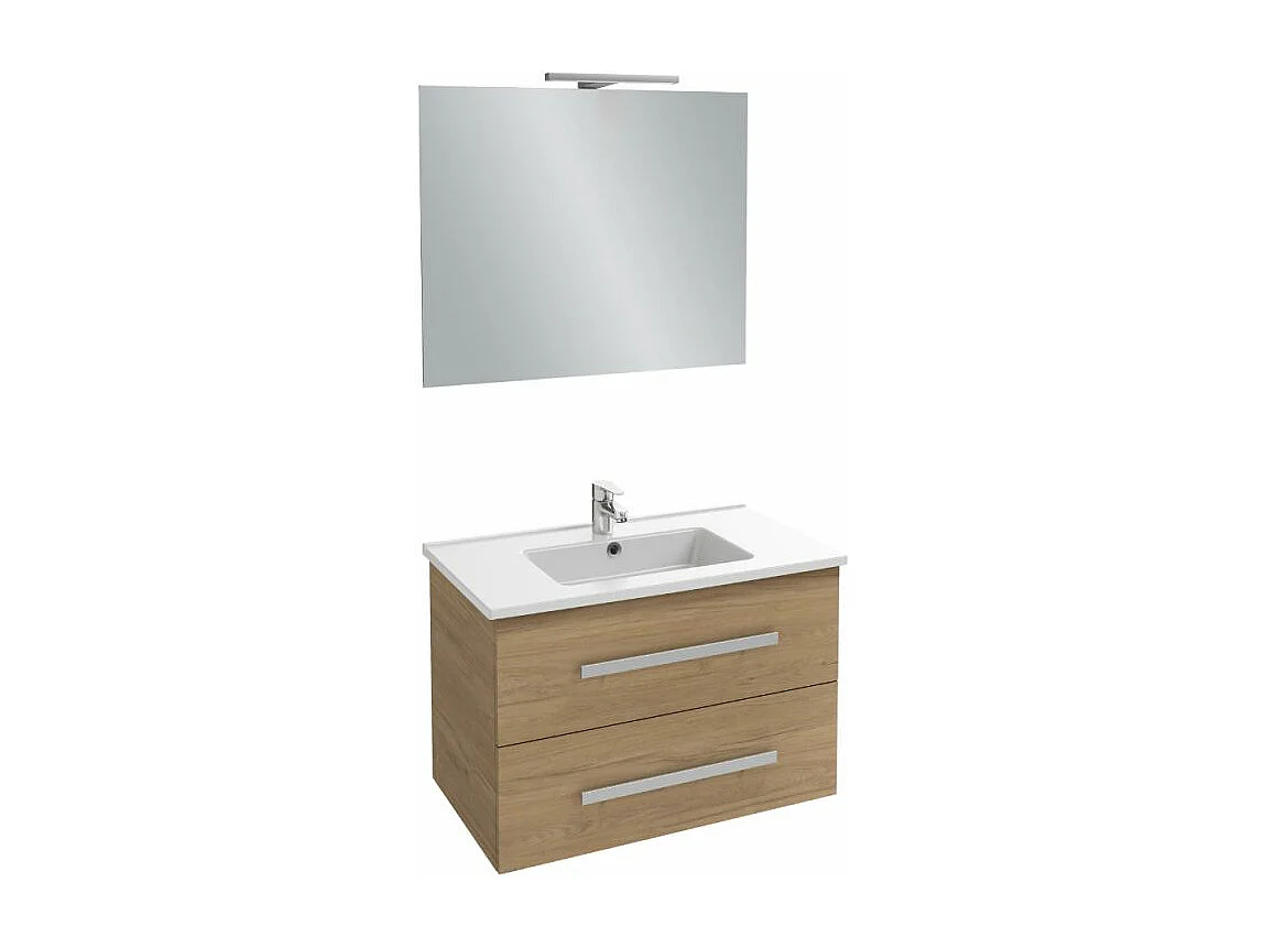 Pack meuble vasque 60 cm JACOB DELAFON Ola up chêne + colonne