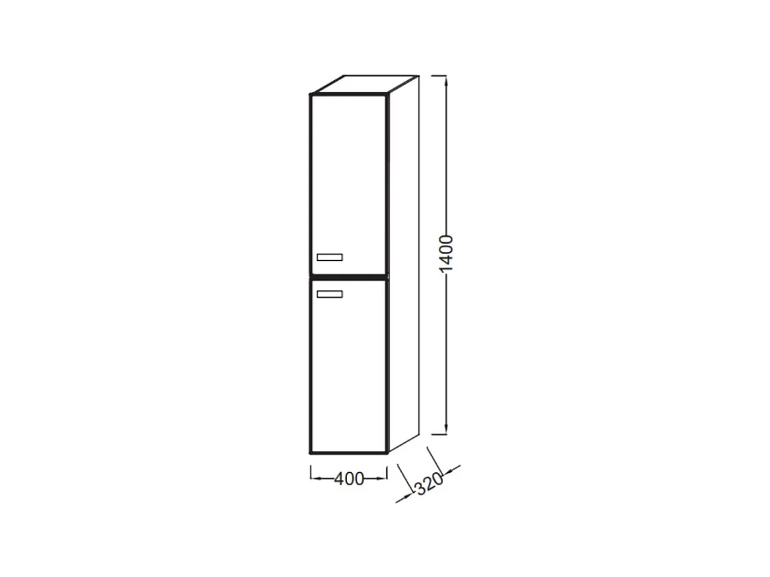 Pack meuble vasque 100 cm JACOB DELAFON Ola up chêne + colonne + miroir + spot