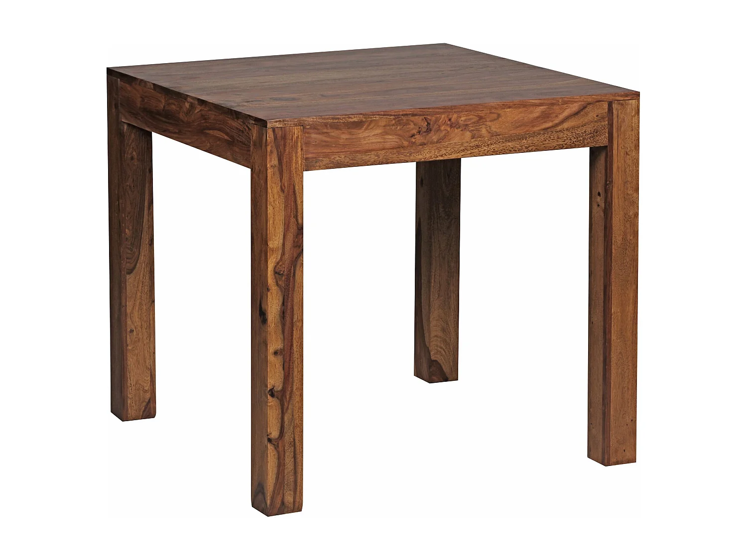 Esstisch MUMBAI Massivholz Sheesham 80 cm