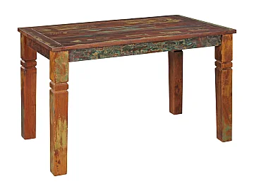 Vierkante houten tafel