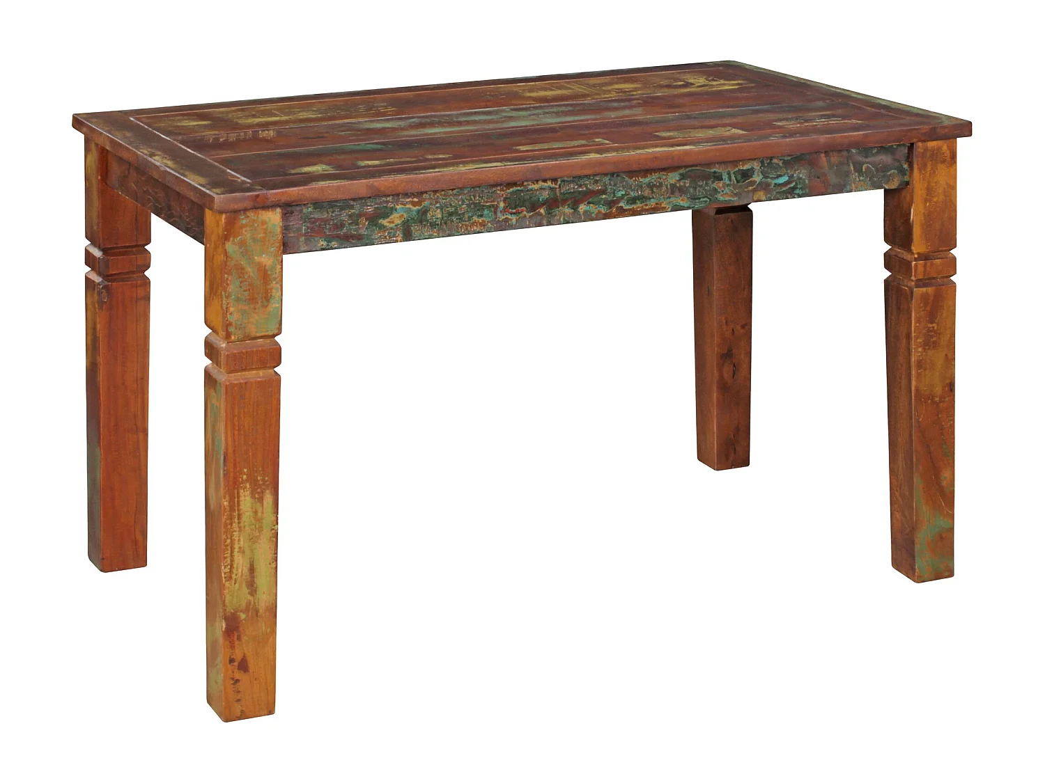 Esszimmertisch Kalkutta 120 x 70 x 76 cm, Massivholz Esstisch für 4-6 Personen, Küchentisch