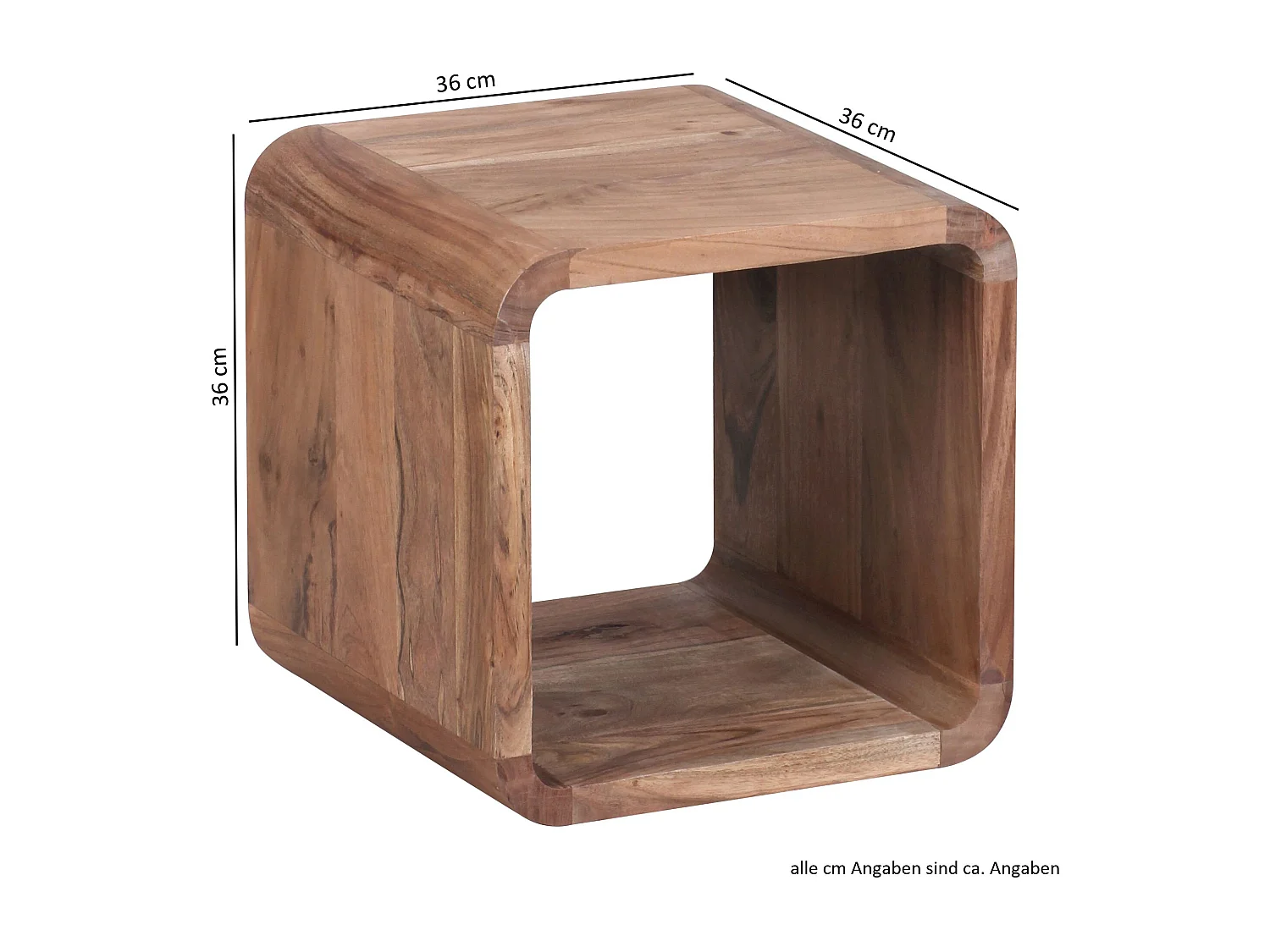 Acacia Hardhouten Tafel 30 x 30 cm