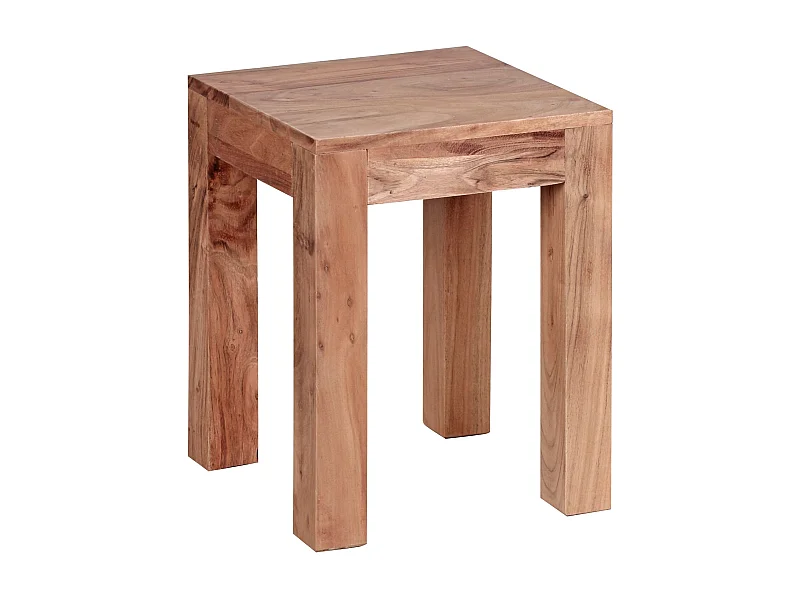 table d'appoint MUMBAI en bois massif d'acacia 35 x 35 cm table de salon design table basse de
