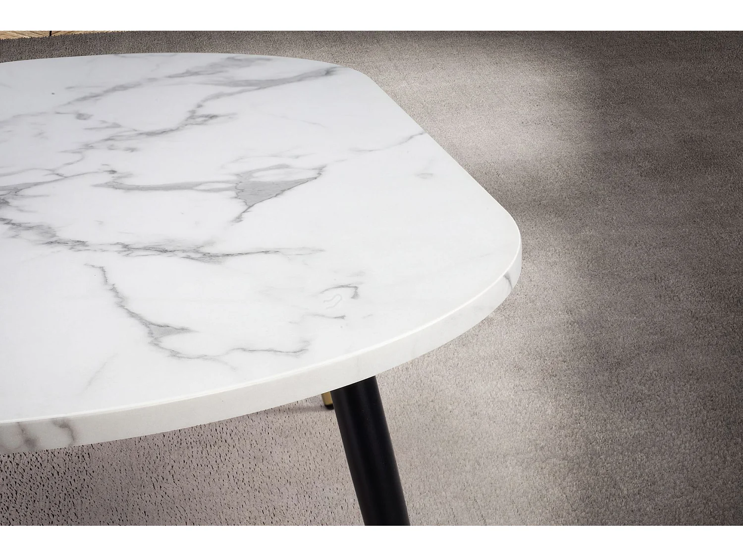 Table Basse de Salon Noir avec Décor Chêne 110x60x43 cm Rectangulaire | Grande Table de Canapé