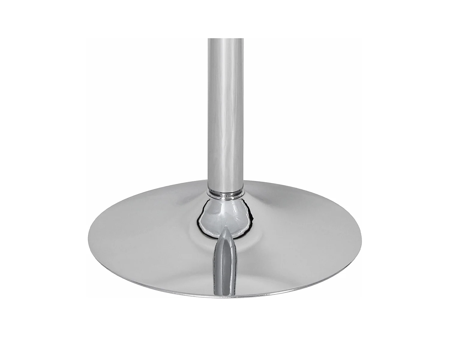 Sky Style - Zamora II Bartafel- Sta tafel- Zilver - Veiligheidsglas tafelblad