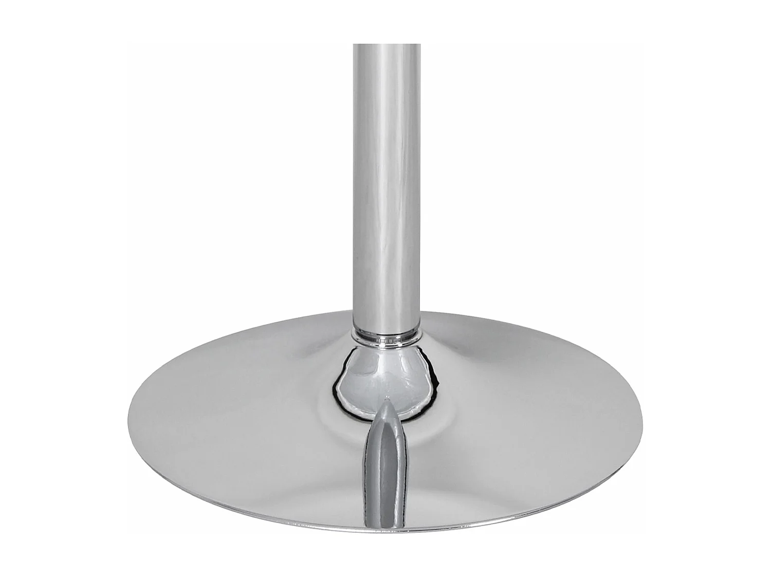 Sky Style - Zamora II Bartafel- Sta tafel- Zilver - Veiligheidsglas tafelblad