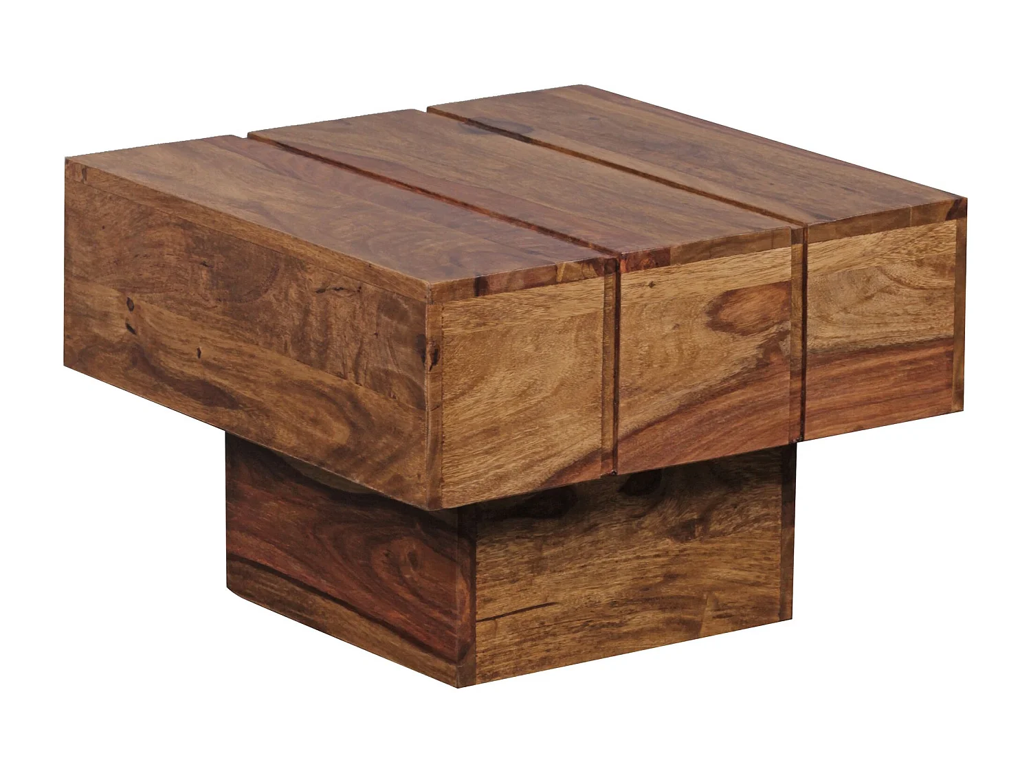table d'appoint en bois massif Sheesham table de salon