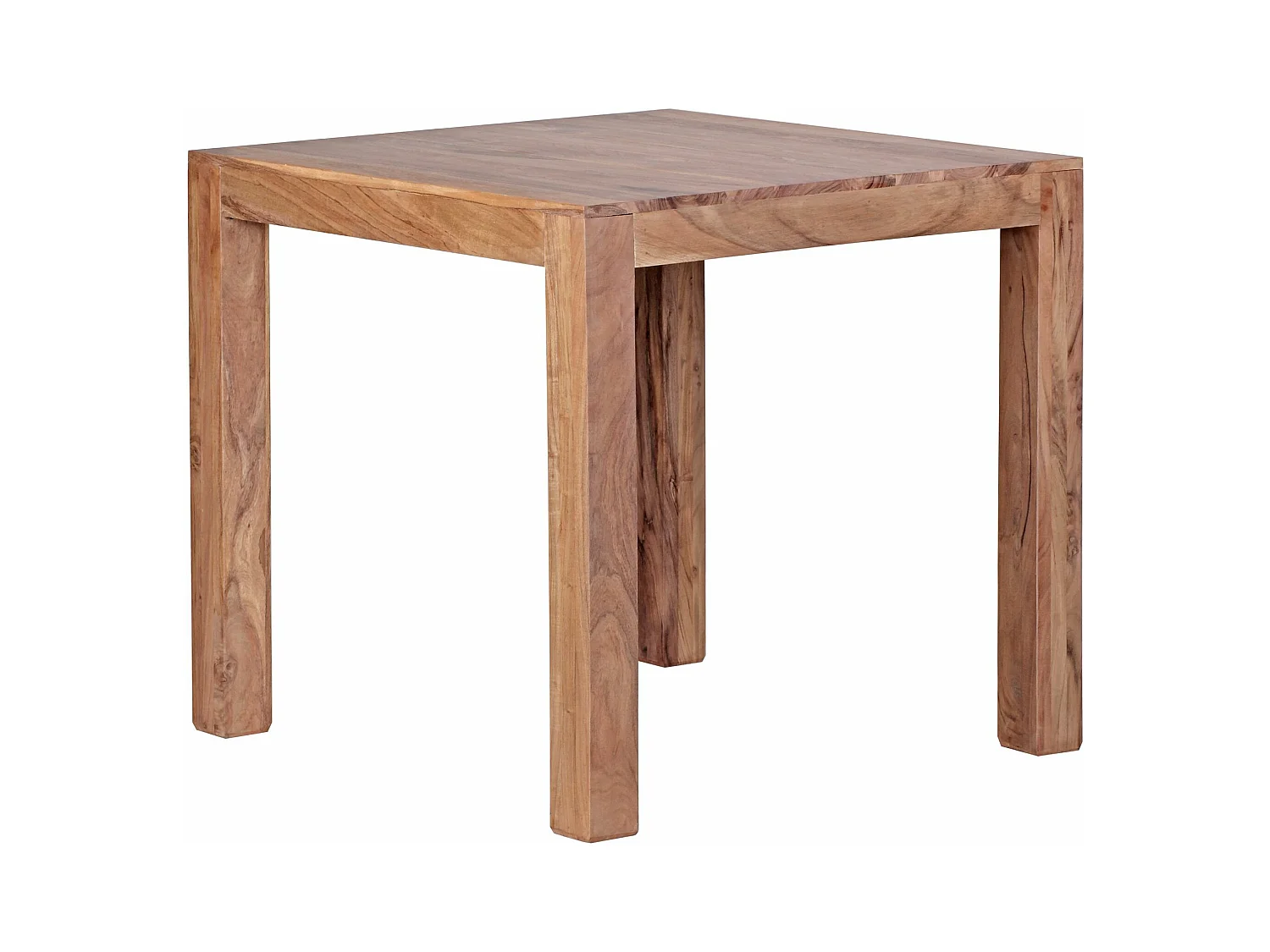 Massief houten eettafel Acacia 120cm eettafel Houten tafel Design Keuken Landelijke Stijl Tafel Donkerbruin
