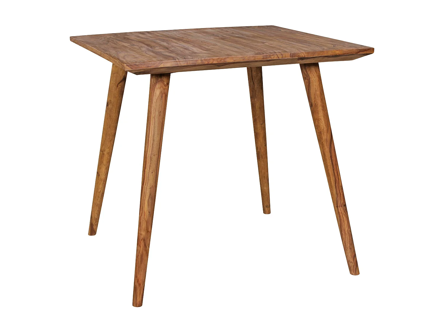 table de salle à manger REPA 80 x 80 x 76 cm Bois massif rustique Sesham | Table à manger maison