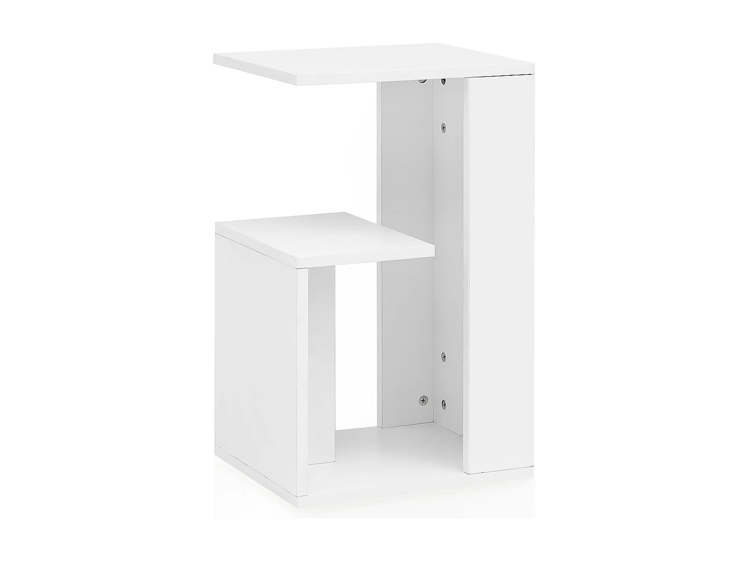 table d'appoint WL5.696 35x29,5x60 cm en bois blanc Design Canapé Cantilever | Table basse moderne
