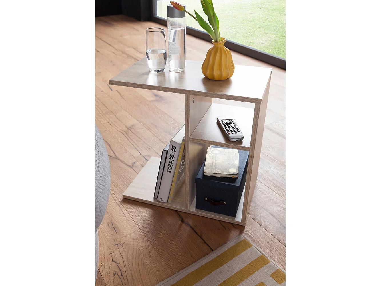 Table d'appoint MILO 50x50x30 cm en bois Canapé Sonoma Design en bois | Table basse moderne |