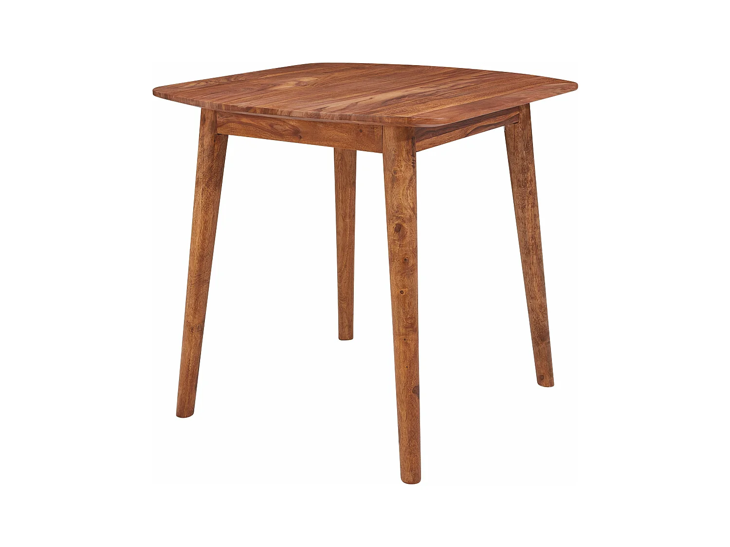 houten eettafel WL5.572 120x77x60 cm shisham Massief houten tafel | Design houten keukentafel | Rustieke massief houten tafel | Moderne massief houten eettafel