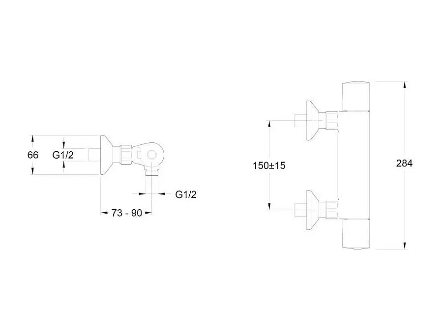 Mitigeur douche thermostatique JACOB DELAFON Simone chrome + nettoyant
