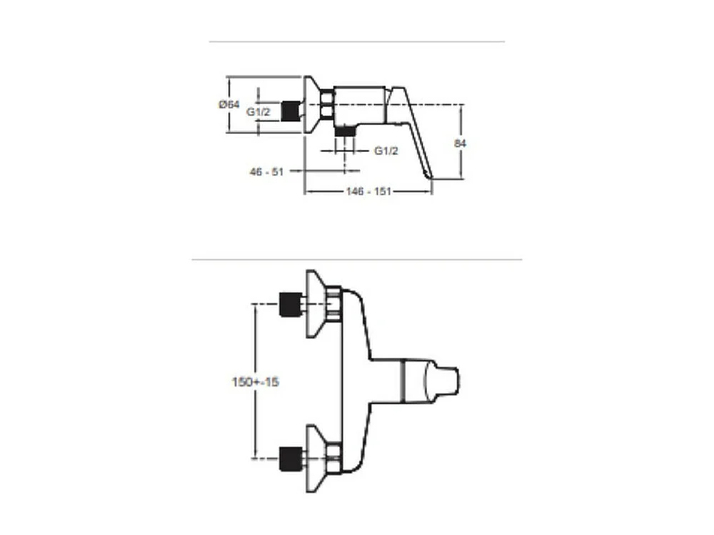 Pack mitigeur de douche mécanique JACOB DELAFON Aimé noir + barre + pommeau + nettoyant