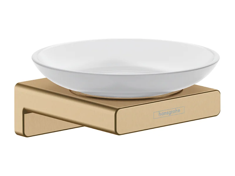HANSGROHE Jabonera de bronce cepillado AddStoris