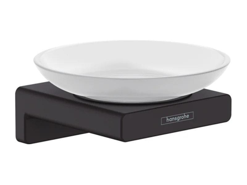 HANSGROHE Porte-savon noir mat AddStoris