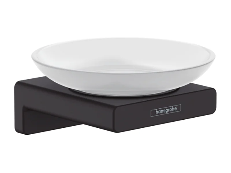 HANSGROHE Porte-savon noir mat AddStoris
