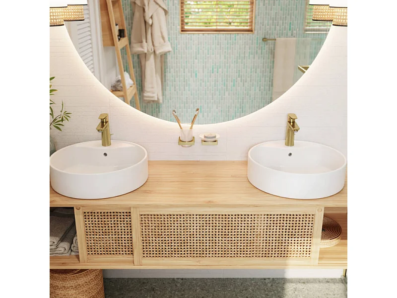 HANSGROHE Jabonera aspecto dorado pulido AddStoris