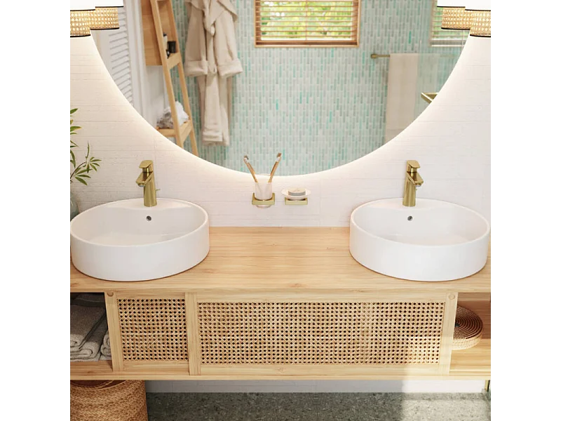 HANSGROHE Jabonera aspecto dorado pulido AddStoris