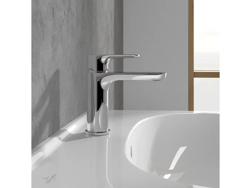 Mitigeur lavabo VILLEROY ET BOCH O.novo sans tirette chrome
