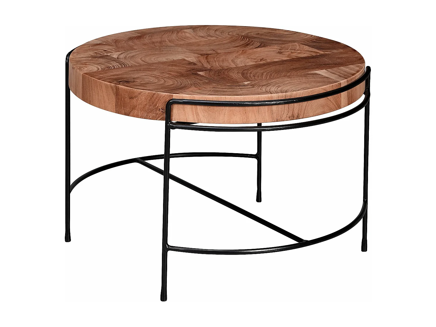 Mesa de centro robusta.