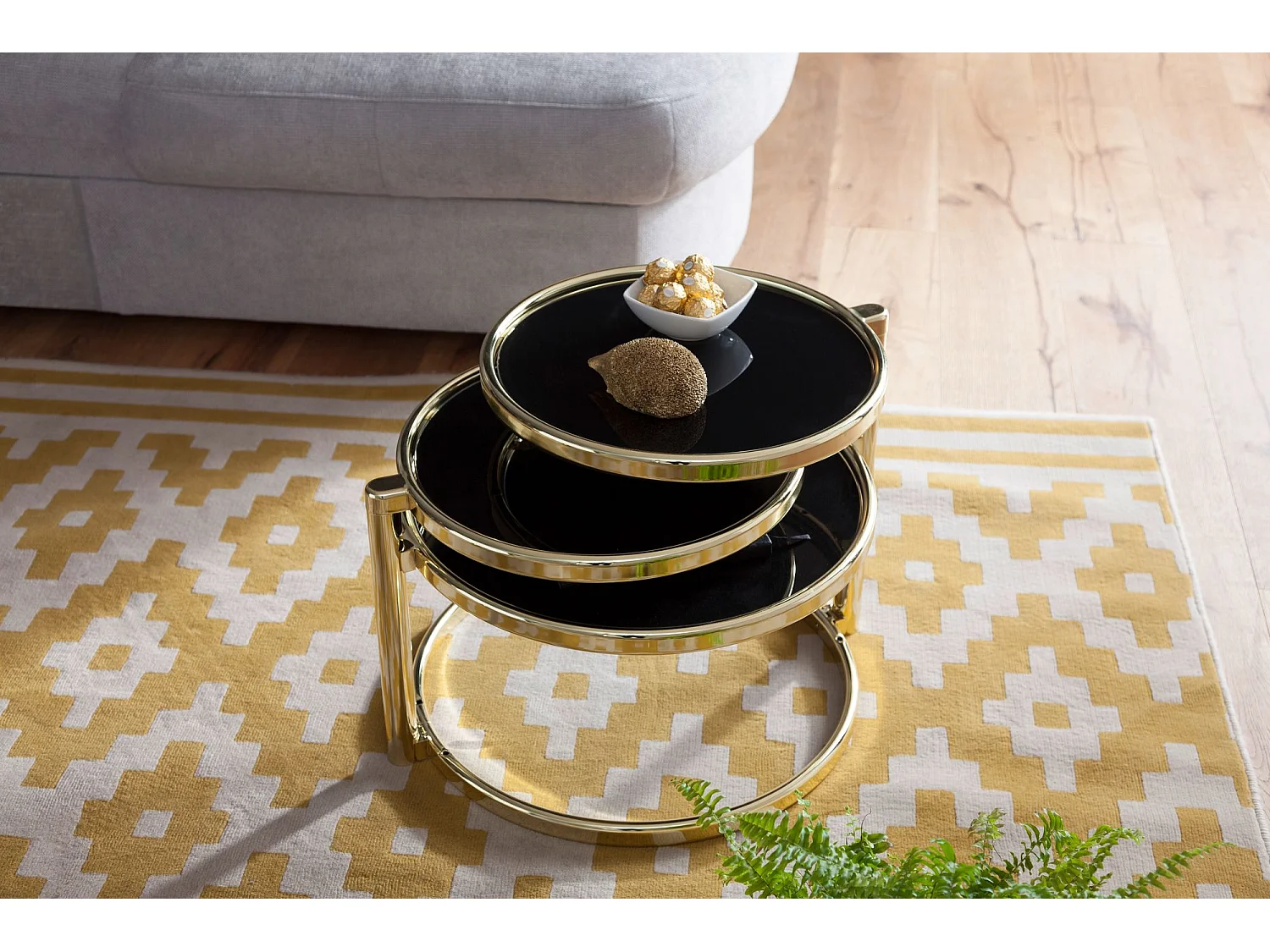 Mesa de centro contemporánea.