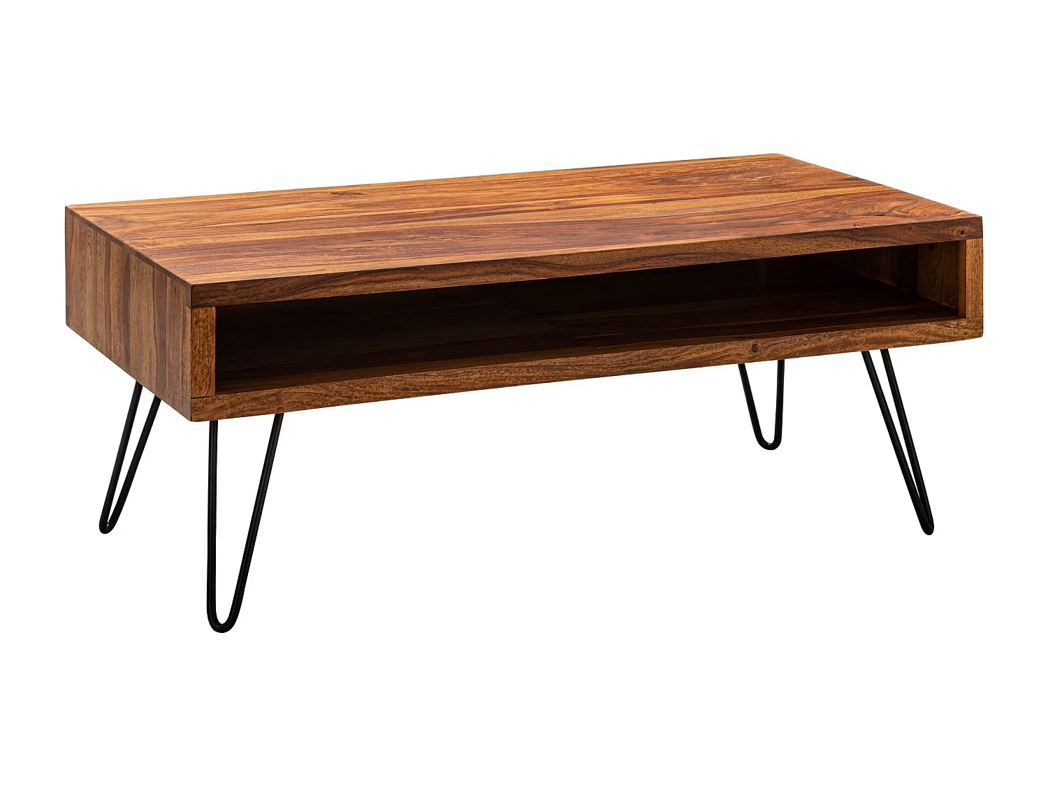 basse  100x40x50 cm Table basse en bois massif / métal