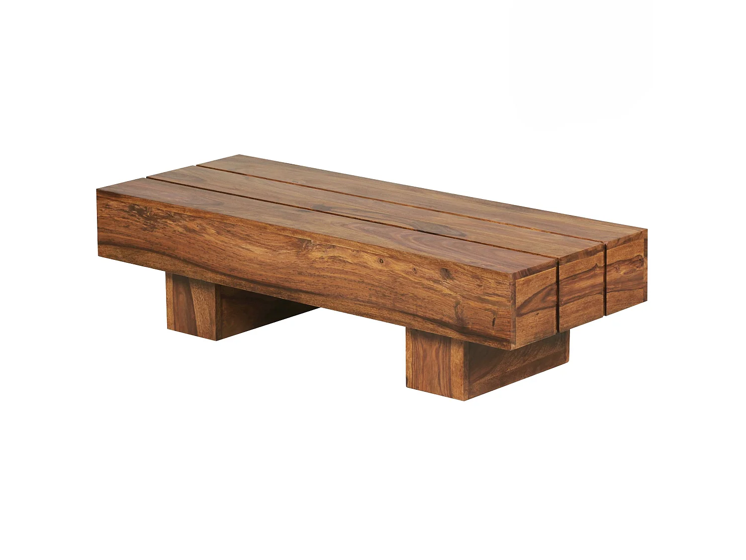 Couchtisch Massiv-Holz Sheesham 120cm breit Design