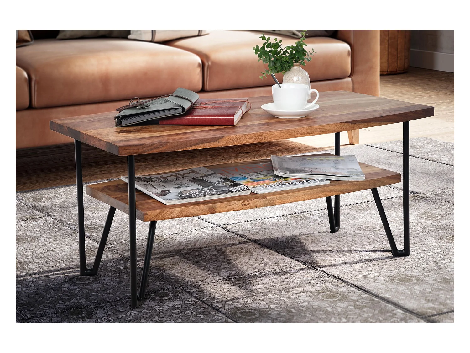 Mesa de centro práctica.